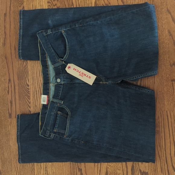 Levi's 514 Stretch Straight Leg Denim Blue Jeans NWT W38 x L32 - Picture 8 of 10